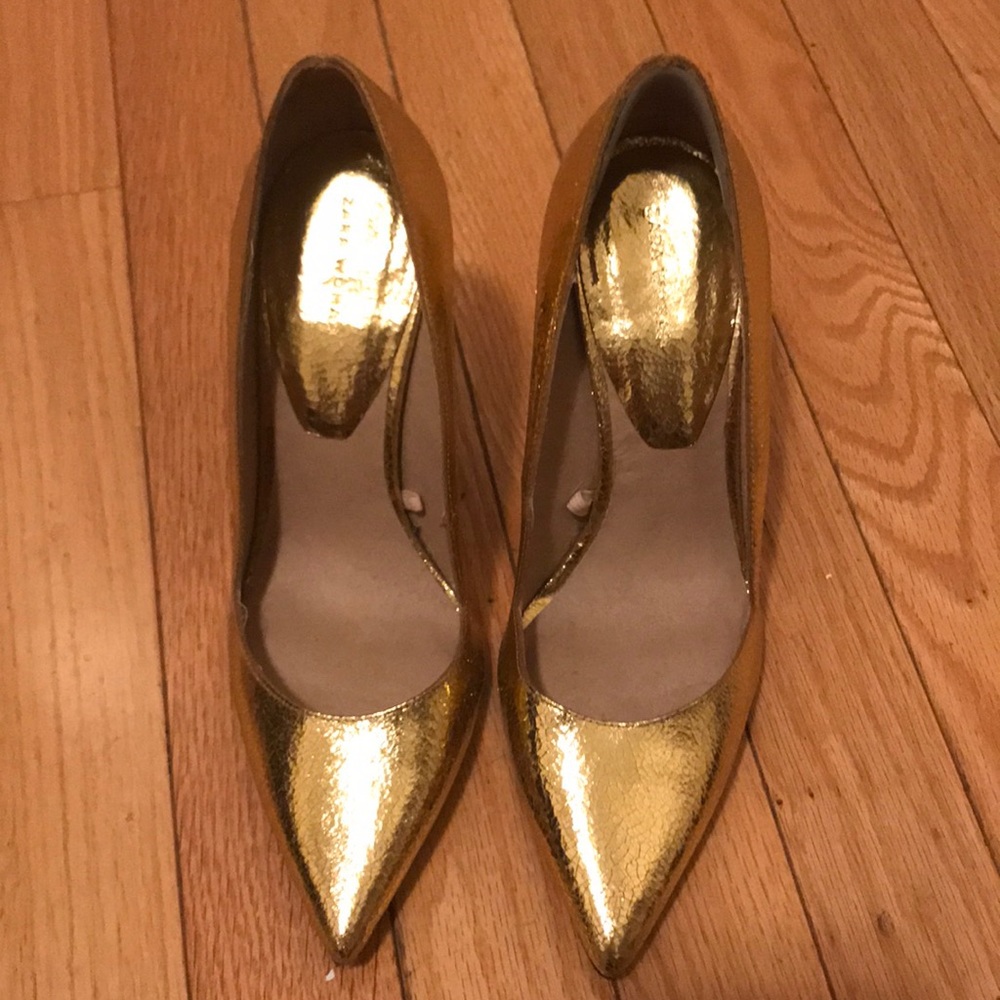 Zara Gold Stilettos